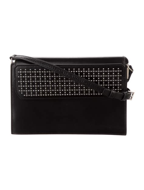 Saint Laurent Catherine Studded Crossbody Bag .